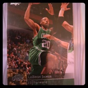 9-10 U.D. Lebron James/Ray Allen ERROR Card$$$$